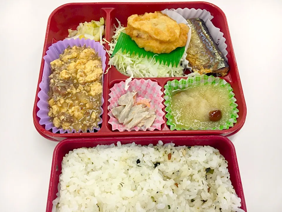 玉子屋弁当🍱
ヘルシー！
和風弁当 香ばし醤油菜めし|ゆうじ.さん