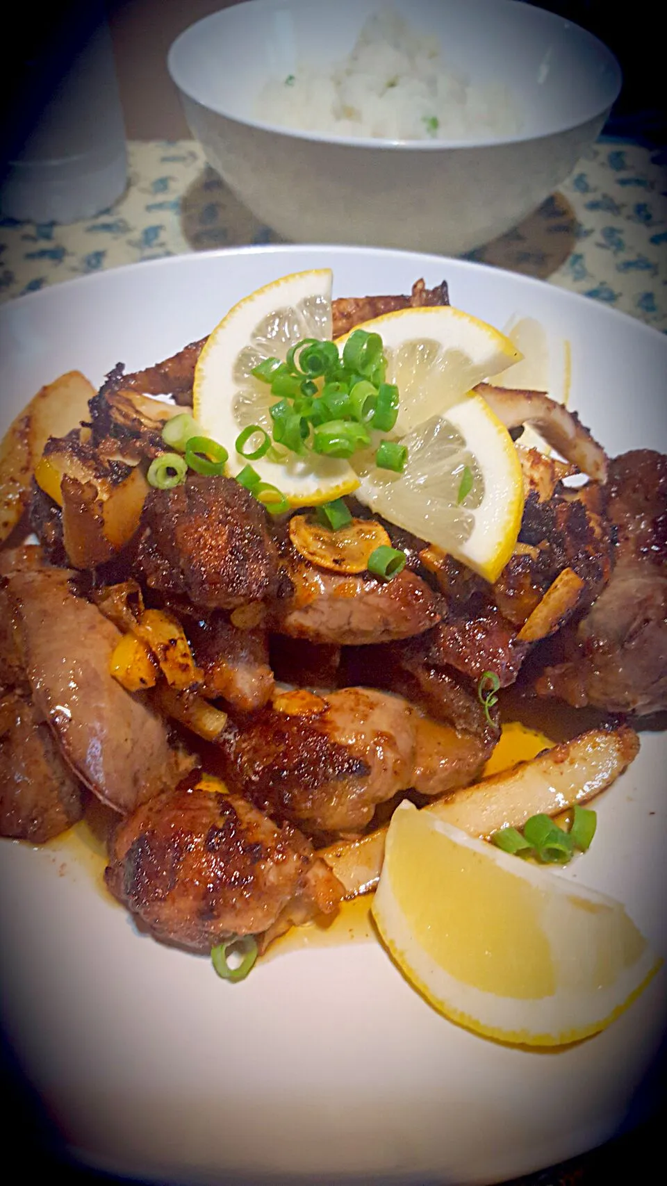 Lemon & Garlic Pan Fried Chicken Livers|Emanuel Hayashiさん