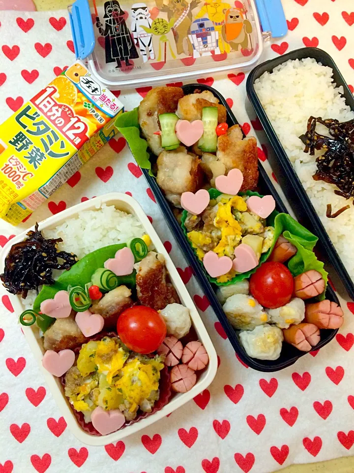 旦那と娘のお弁当(*^^*)|みゆさん