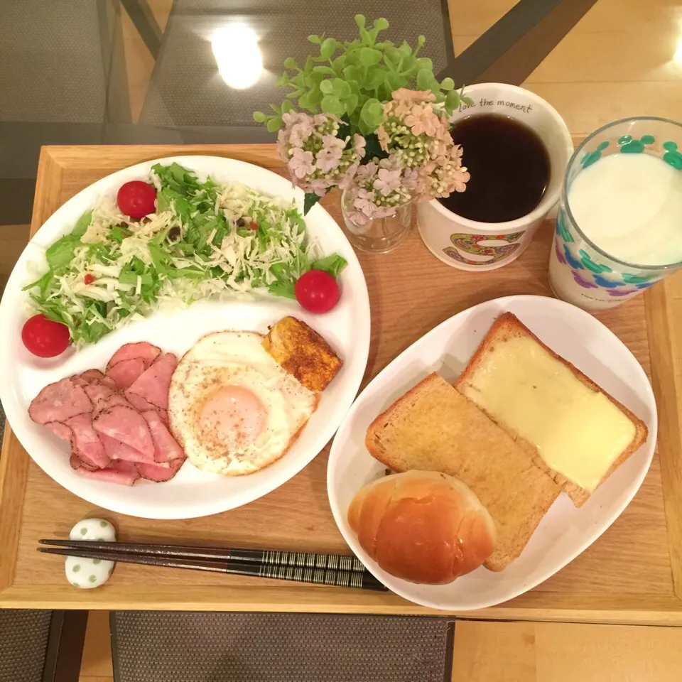 Snapdishの料理写真:9/15❤︎主人のモーニング❤︎|Makinsさん