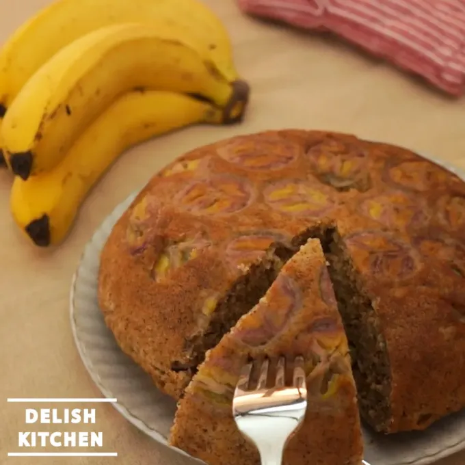 【動画】ふかふかしっとり！炊飯器紅茶バナナケーキの作り方 #delishkitchentv|DELISH KITCHENさん