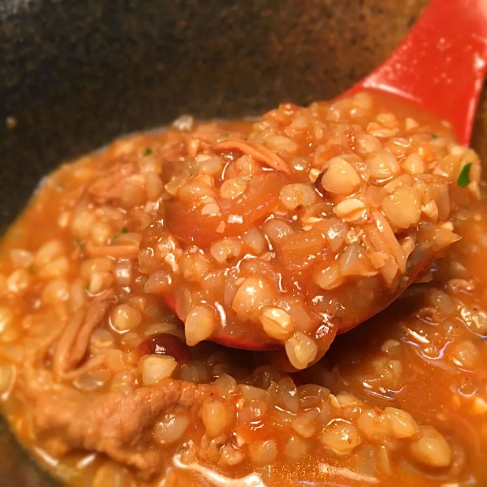 赤味噌ビーフシチューそば米|半田手延べそうめんの店 阿波や壱兆さん