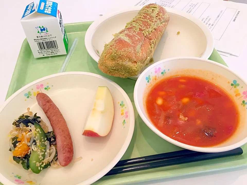 Snapdishの料理写真:中学校の給食(〃艸〃)ﾑﾌｯ|Hitomiさん