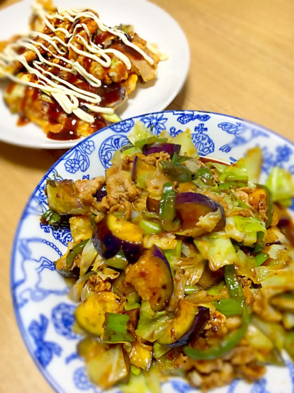 野菜たっぷり回鍋肉
なすとキムチの納豆お好み焼き|pumeさん