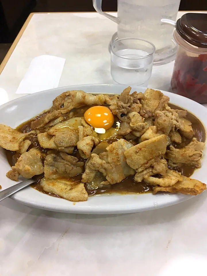 スタミナカレーの店バーグ弥生町店 ＠ スタミナカレー大盛り肉多め|Minor.SSKさん