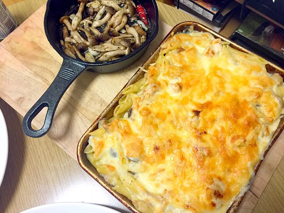 Gratin pene tuna mushroom|yeni kartikasariさん