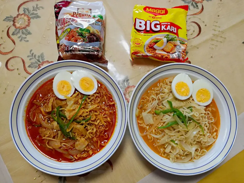 マレーシア　インスタント麺
ペナン　ホワイト　カレー　ヌードル
BIGマギミー　カリー　スープ|korinoさん