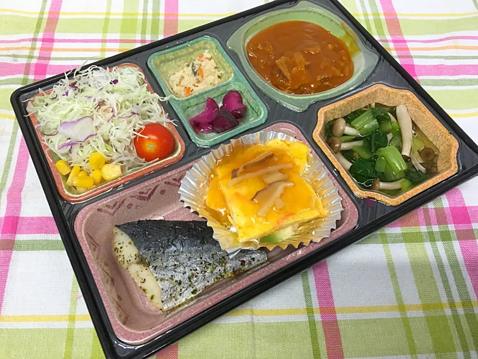 鰆のバジルオイル焼き 日替わり弁当 豊川市宅配|Naokazu Kuritaさん