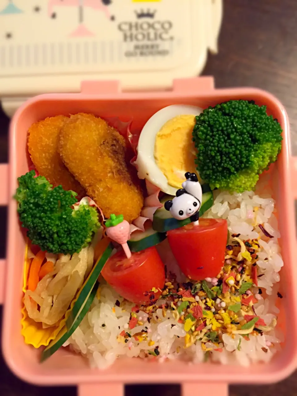 2種類のコロッケ弁当✨冷食ですが…|nkさん