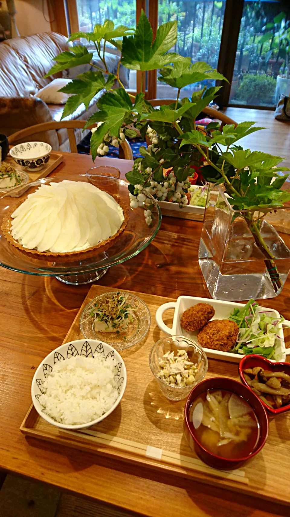 茄子メンチカツ定食|TOKOさん