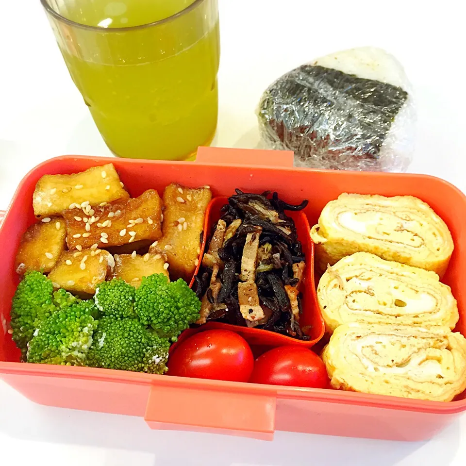 本日の自分弁当・揚げ高野豆腐の照りマヨ絡め|恭子さん