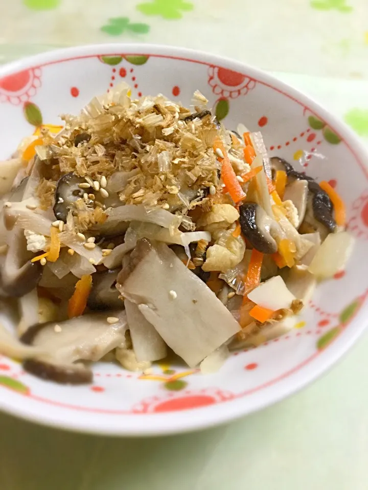 根野菜とキノコ類の煮びたし🍄|おさとちゃんさん