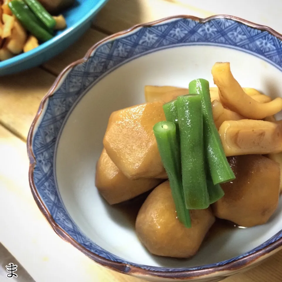 だるまいかと里芋の煮物|まる(丸大豆)さん