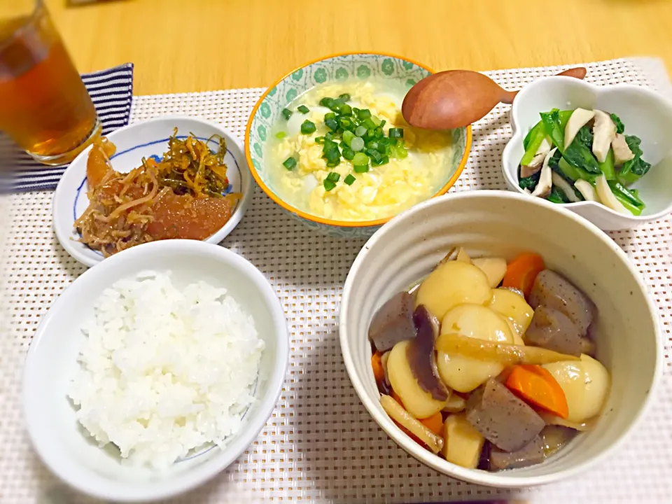 Snapdishの料理写真:愛媛の味♡芋炊きで晩ご飯❤️❤️|あやねこさん