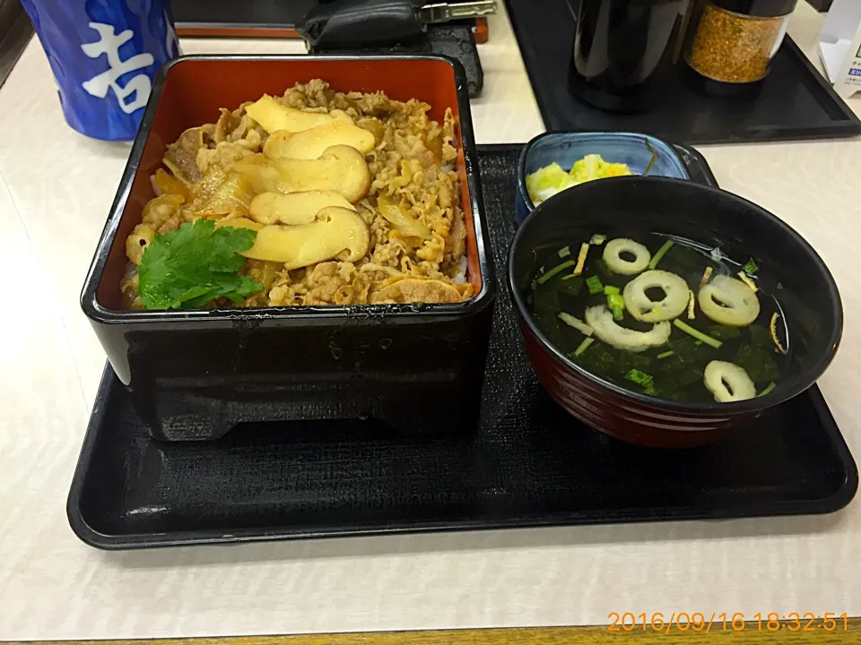 吉野家 松茸牛丼|hiramukiさん