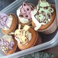 Snapdishの料理写真:ポケモンカップケーキ|えりこさん