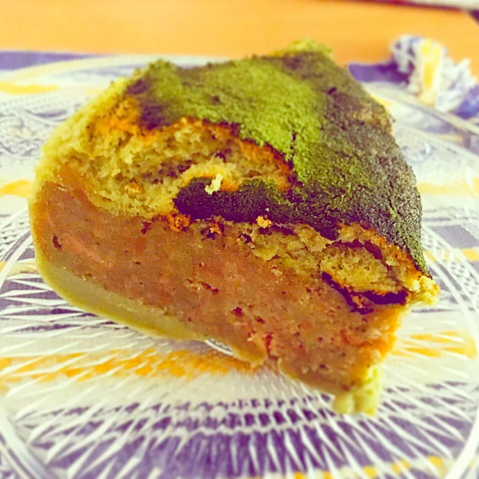 Green tea gâteau magique|kanakoさん