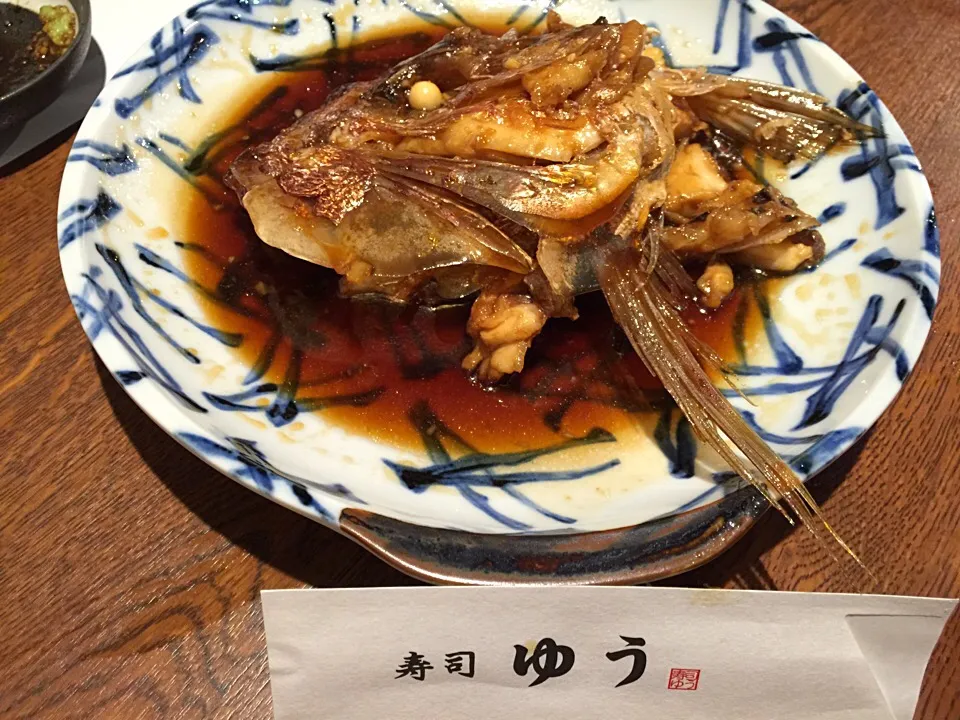 Snapdishの料理写真:鯛あら煮|うえのぶさん