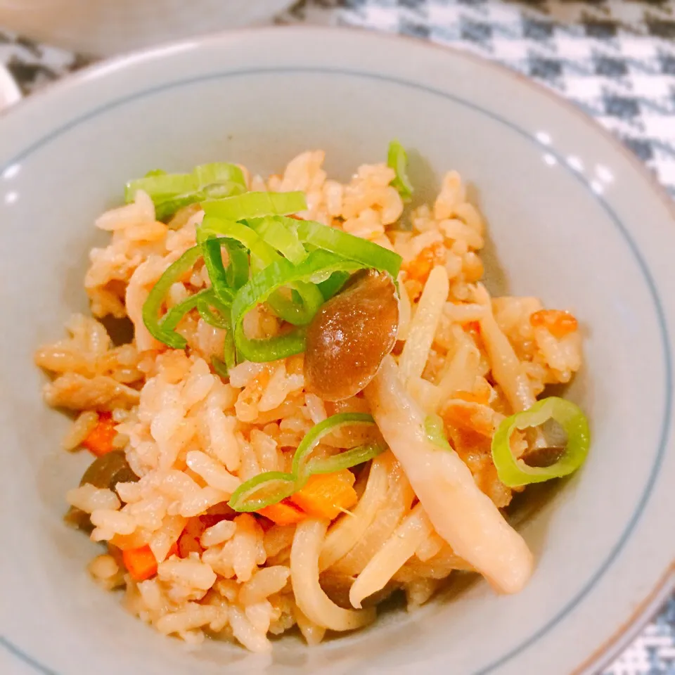 豚バラと柚子胡椒の炊き込みご飯🍚|🍎ゆかりんご🍎さん