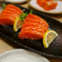 salmon sashimi|danial anisさん