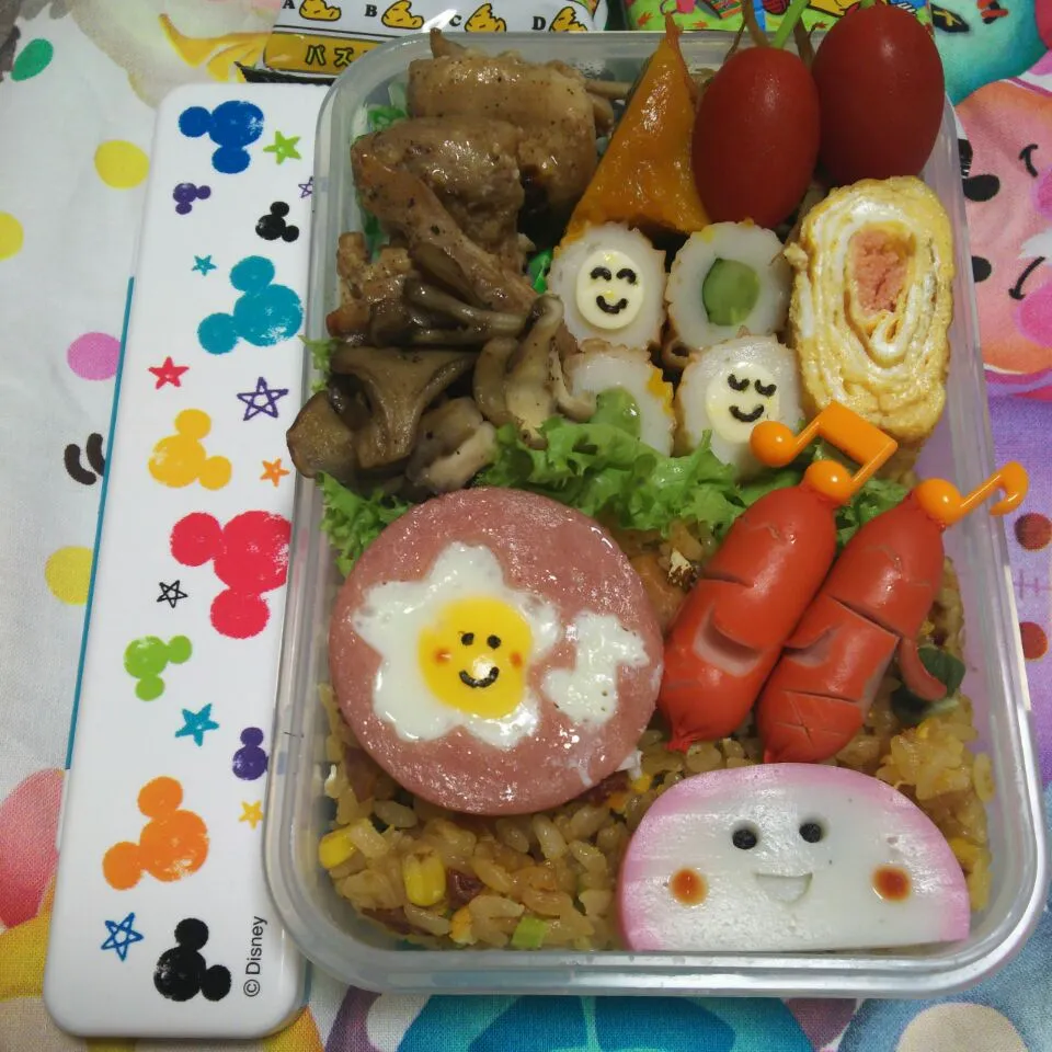 Snapdishの料理写真:9月19日(月)　高校生女子部活弁当♪|クッキングおやぢさん