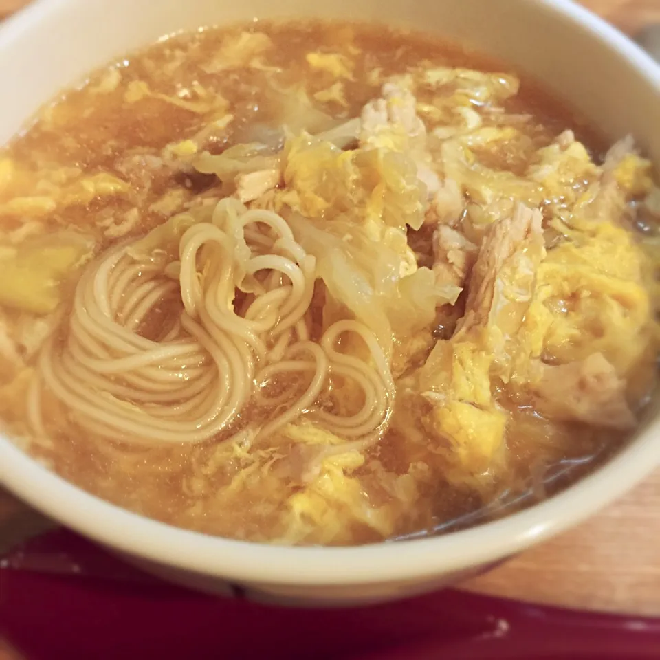 親子あんかけにゅうめん - 魚料理と簡単レシピ|ももさん