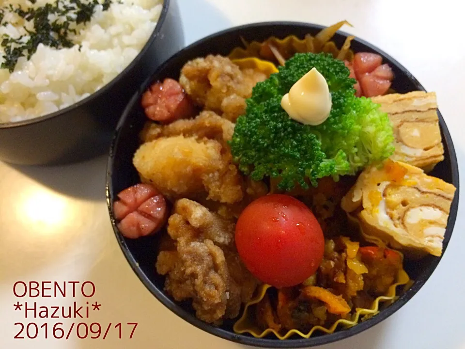 9月17日(土) 高2息子🍱🍱＆旦那🍱|Hazukiさん