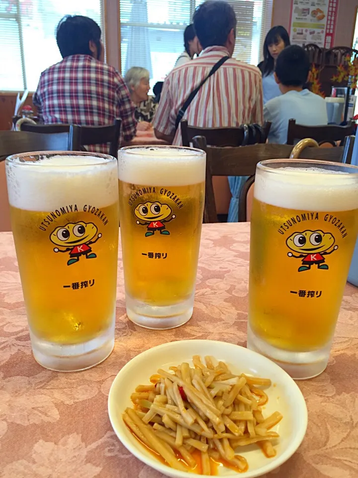 宇都宮らしく餃子で！🍺|marieさん