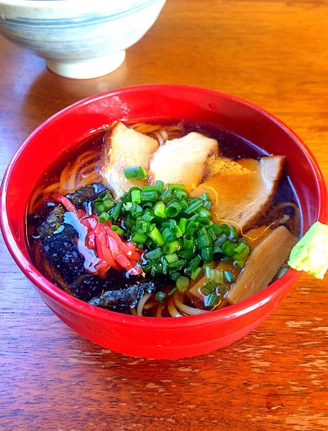 纏（まとい）朝ラーメン ミニ冷やし無料  
焼津 志太系ラーメン|ガク魁‼︎男飯さん