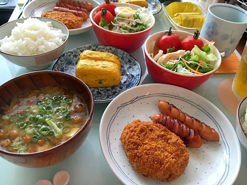 今日は真面目に？おうちでお昼ごはん😋|らいとさん