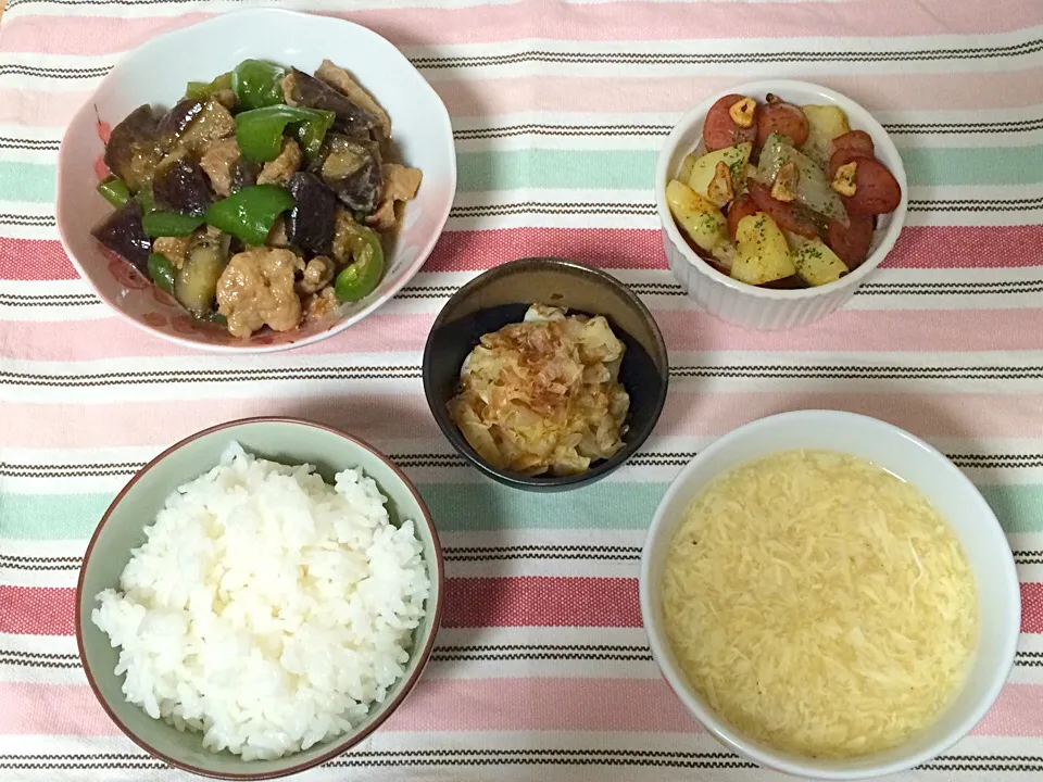 豚肉と茄子ピーマンの味噌炒め|ゆぴさん