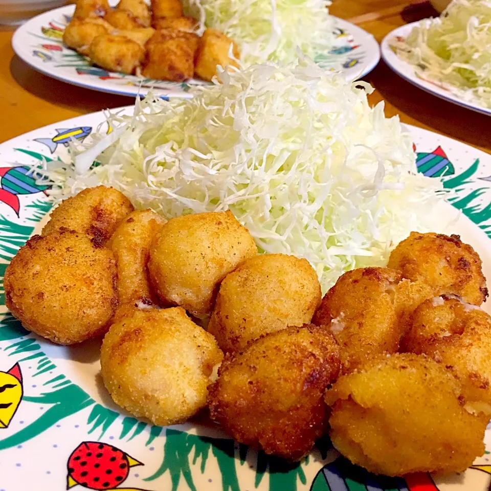 夕食は
生ハムを入れたクリームコロッケ|Chef 中川浩行さん