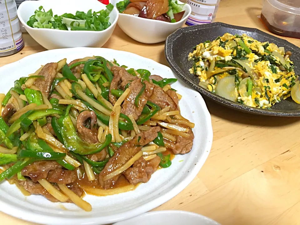 チンヂャオロースとニラ玉|Kenji Suzukiさん