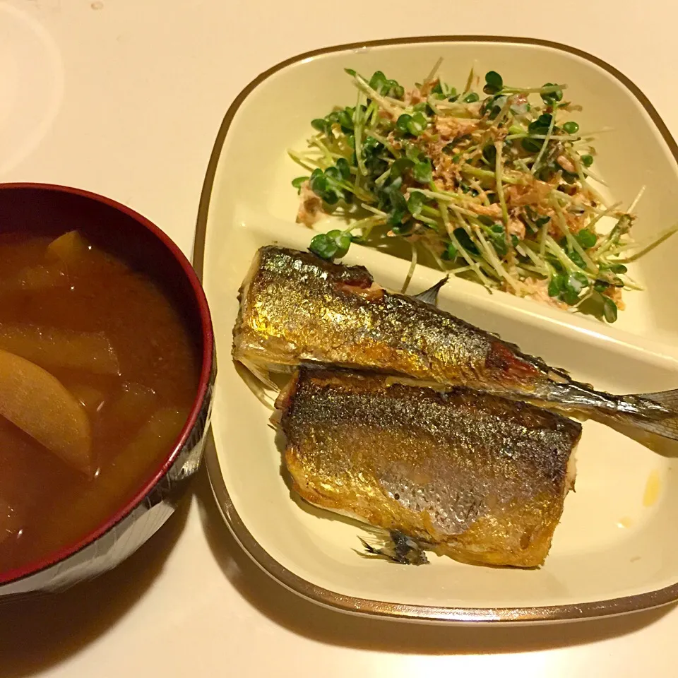 Snapdishの料理写真:さんまプレート(◍•ڡ•◍)❤|いつみさん