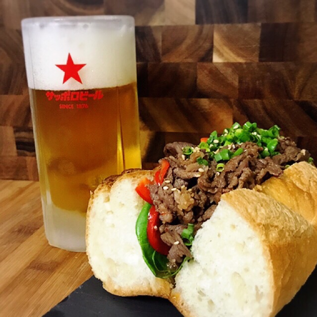 とにかくビールに合うサンドイッチだ 杏珠 あんじゅ Snapdish スナップディッシュ Id Irhoga