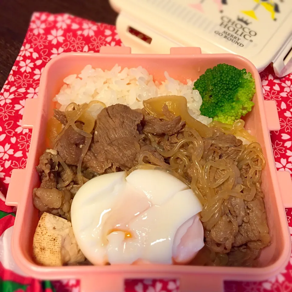 残り物💦すき焼き弁当|nkさん