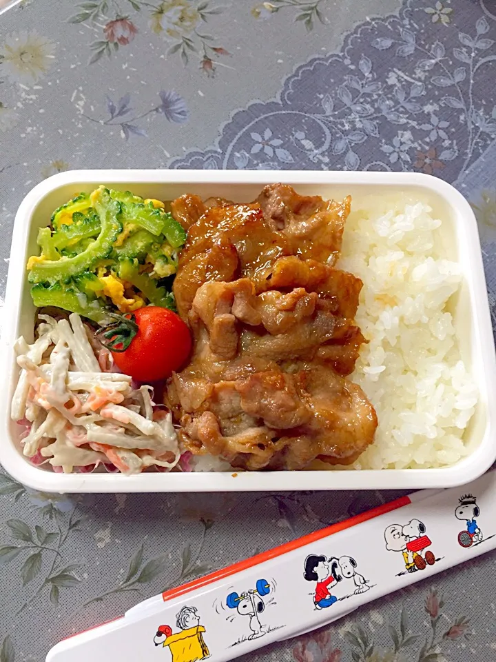 息子弁当🍙豚の生姜焼き|haaakiさん