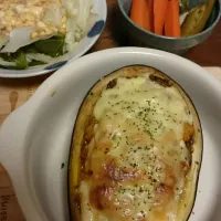 Snapdishの料理写真:米ナスボート♪|yayoiさん