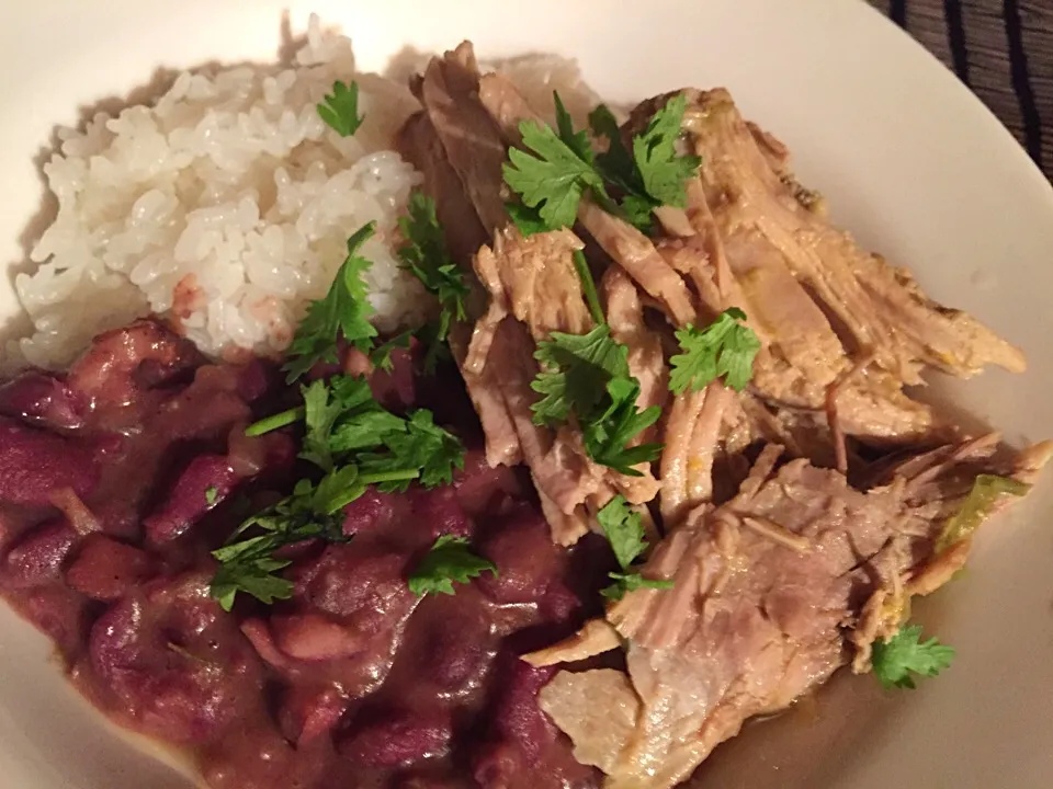 Cuban pork shoulder, rice & beans|Chris Shannonさん