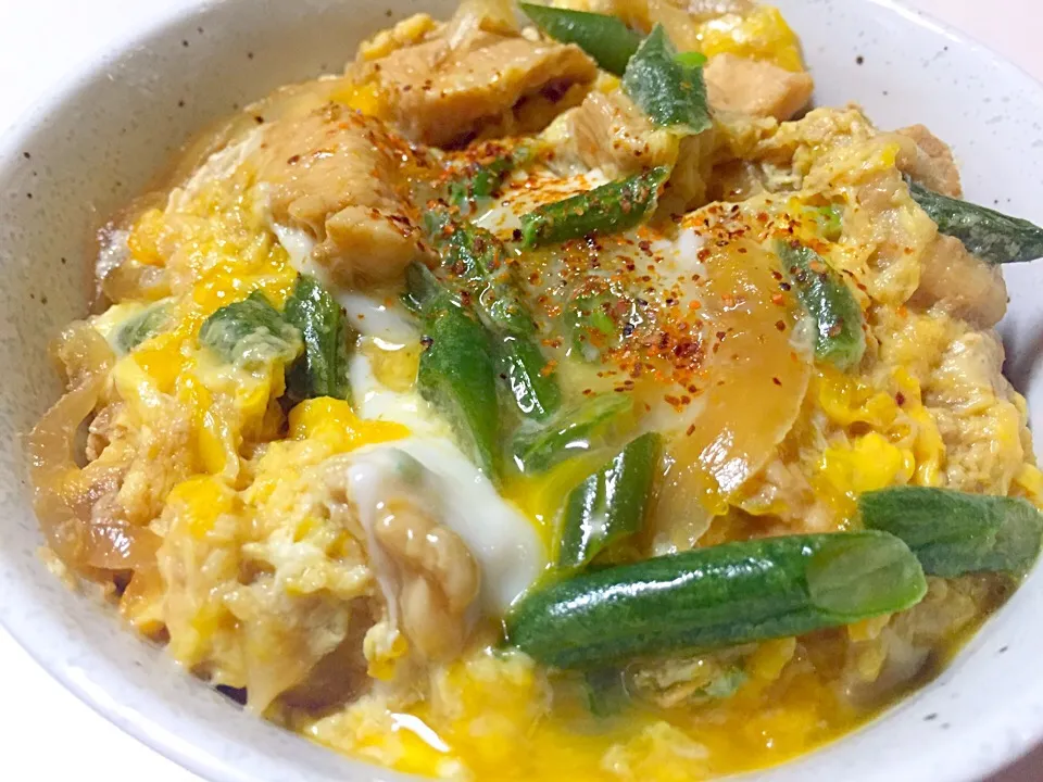 今日の晩ご飯は
親子丼を作りました😋|みほままこさん