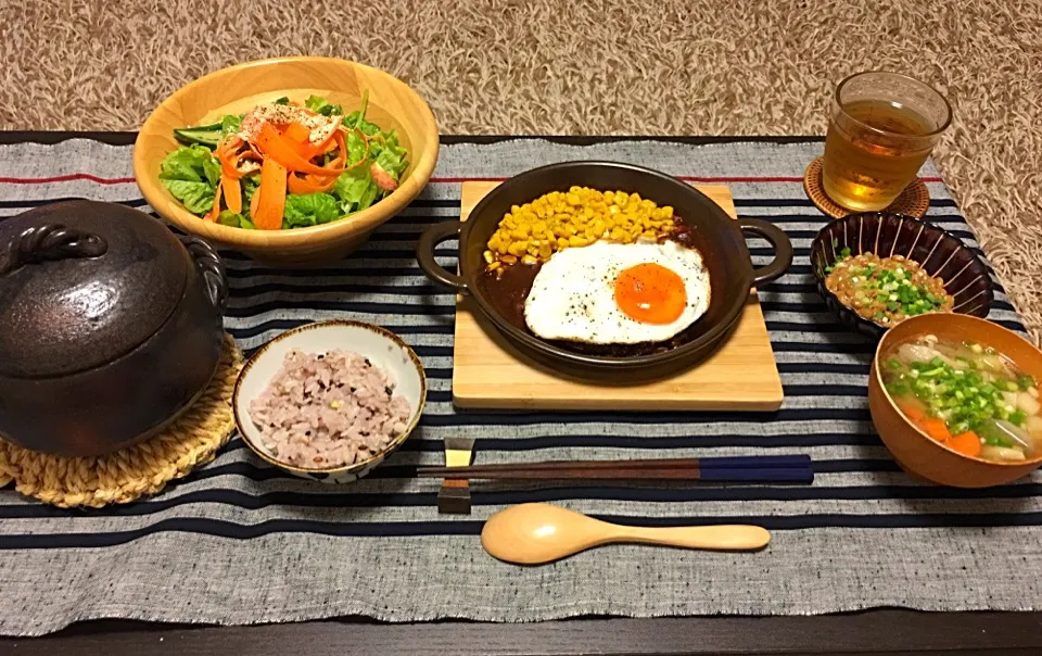 夕食 ハンバーグ|ようさん