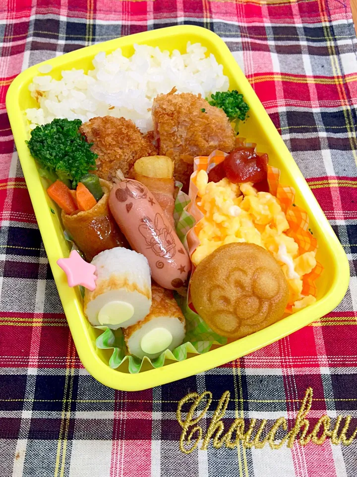 Snapdishの料理写真:保育園弁当 8月|ゆぅさん