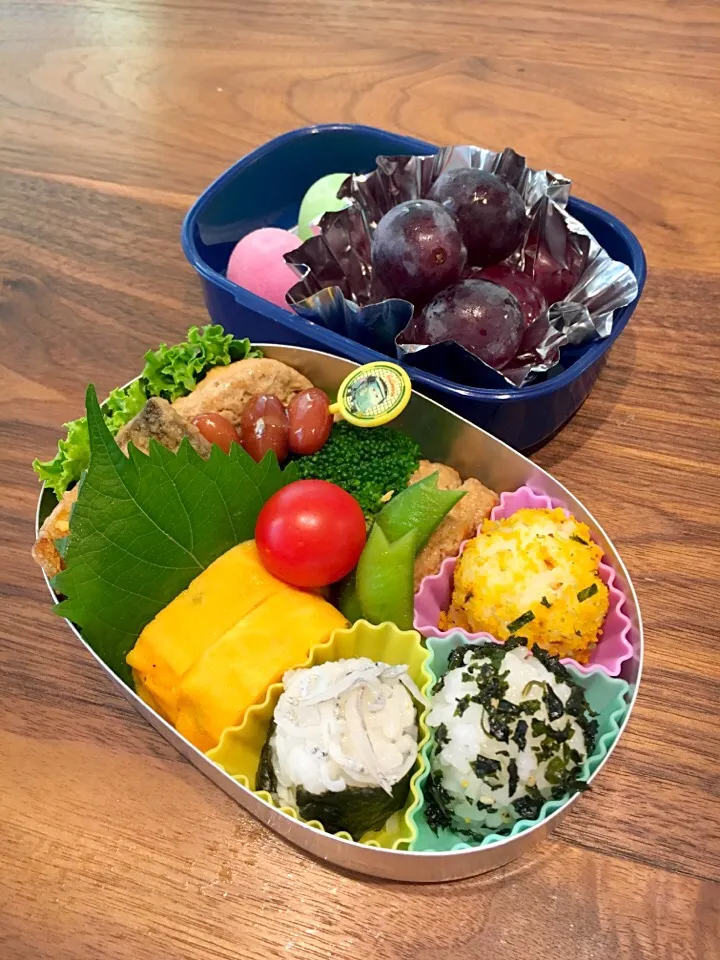 Snapdishの料理写真:9月21日息子のお弁当🎶|りいたあさん