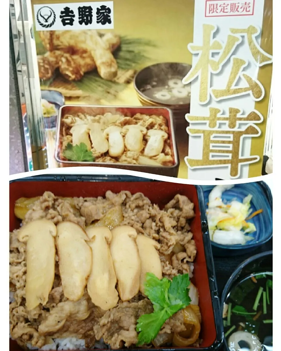 Snapdishの料理写真:吉野家の松茸牛丼！ #吉野家 #松茸牛丼|りょーさん