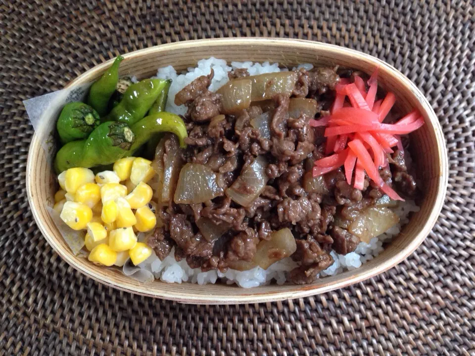 うまソース牛丼弁当|*なおみん*さん