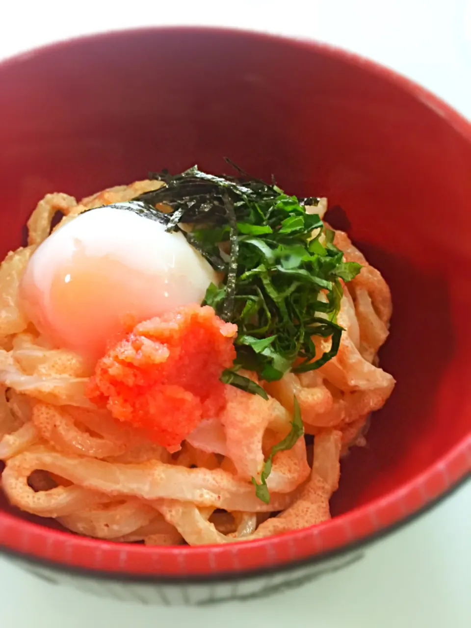 明太マヨうどん(*ˊૢᵕˋૢ*)|愛華さん