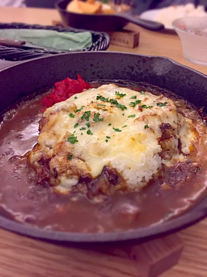 日本橋でランチ〜
チーズ焼カリー！|akemi☆さん