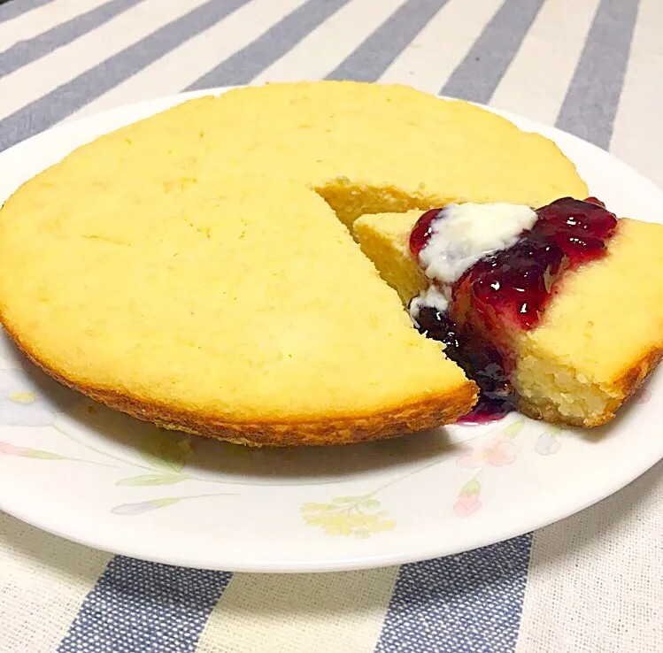 炊飯器でおから豆腐チーズケーキ|ぶうさん