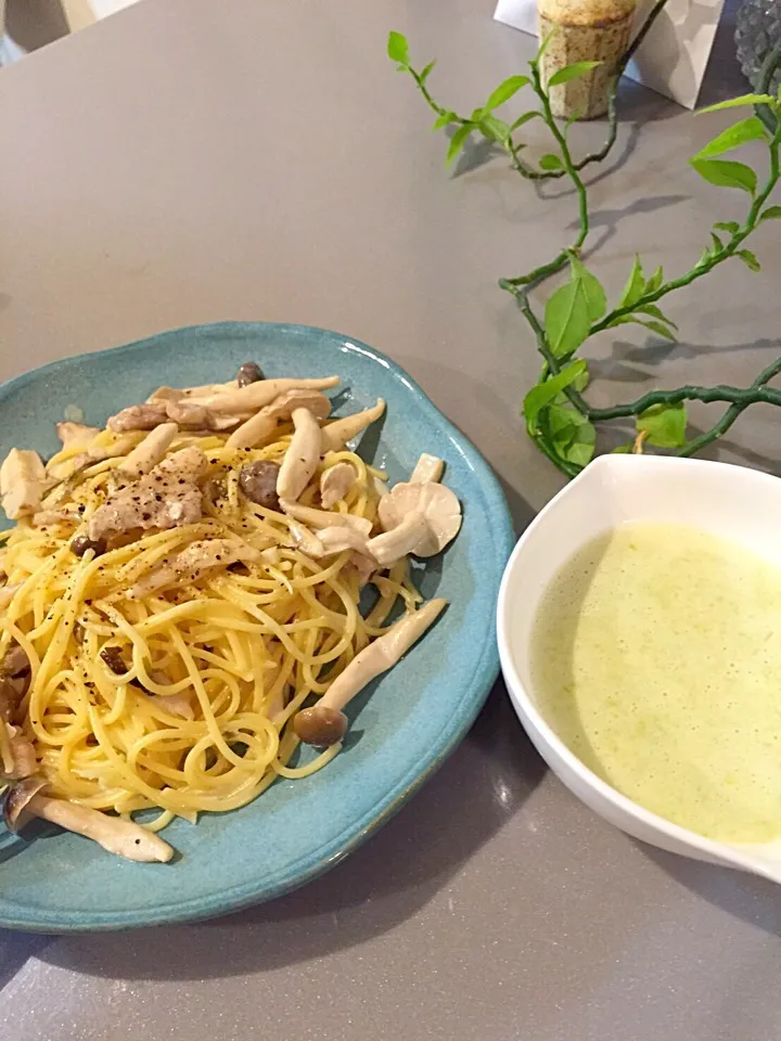 アスパラスープ
きのこクリームスパ|Masaさん