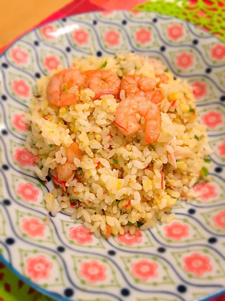 冷やご飯でエビピラフ(*^◯^*)|アリエッティさん